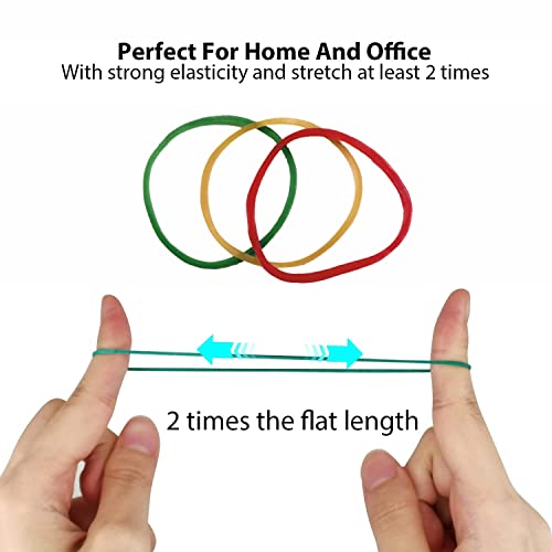 Oddy Multicolor High Stretch Rubber Bands, 1.5 Inch Pack of 500 Grams - Ideal for Office/School/Home & Kitchen Application - Image 4