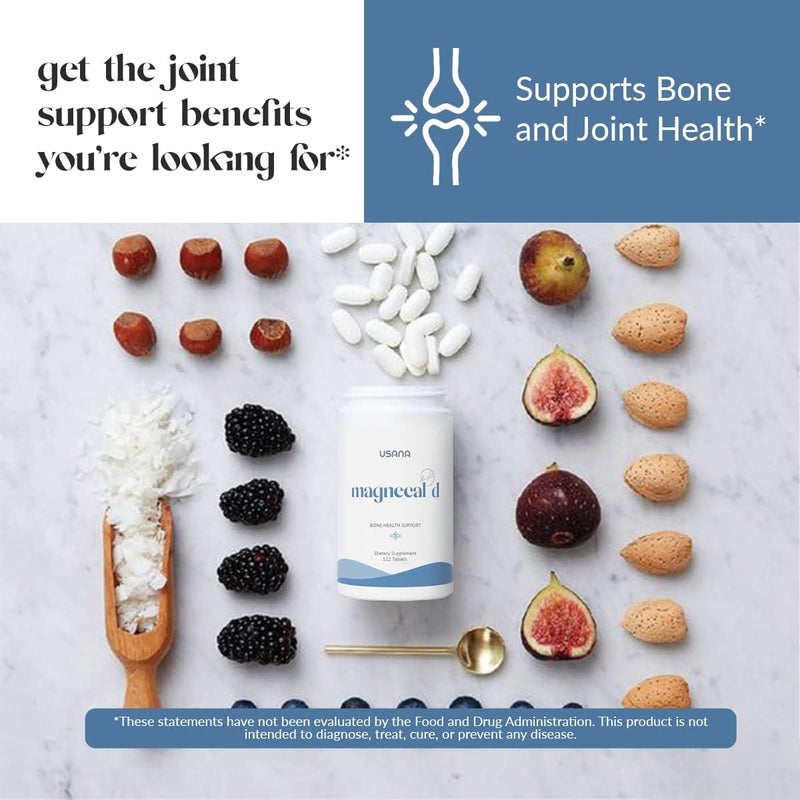 USANA  MagneCal D  Balanced Magnesium  Calcium with Vitamin D to Support Bone Health Strength  Function for Optimal Wellness  112 Tablets - Image 4