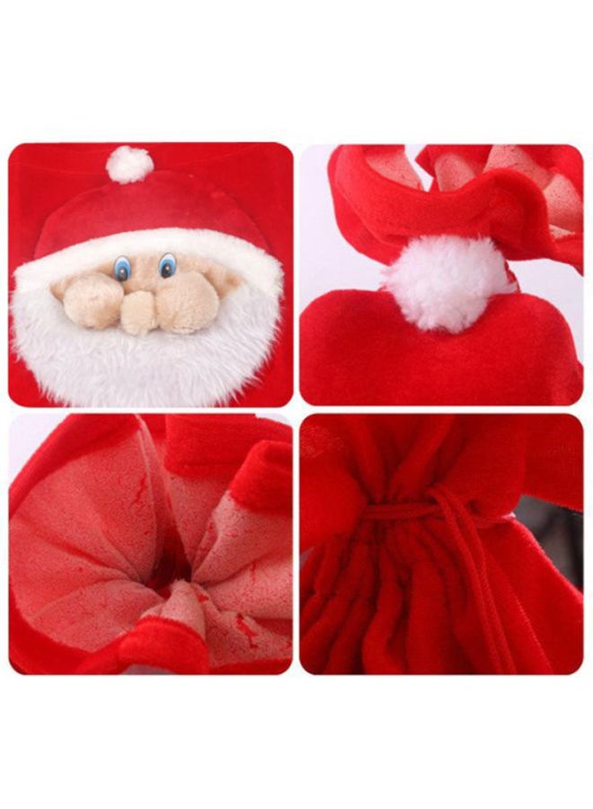Beauenty Santa Face  Gift Bag Red/White/Beige - Image 4