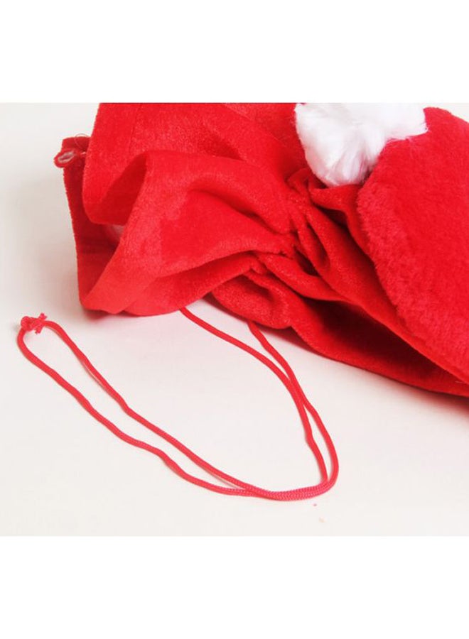 Beauenty Santa Face  Gift Bag Red/White/Beige - Image 3