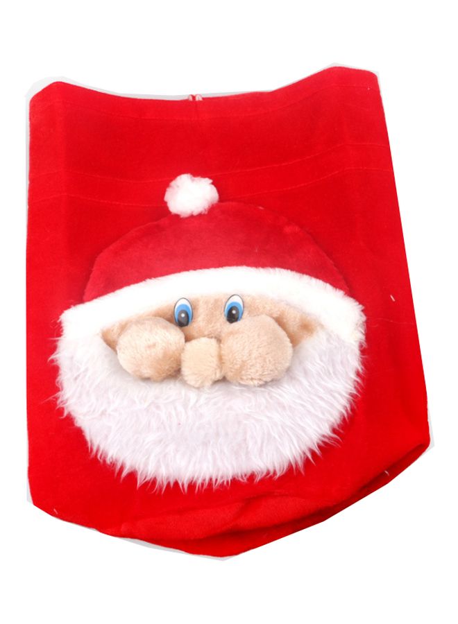 Beauenty Santa Face  Gift Bag Red/White/Beige - Image 1