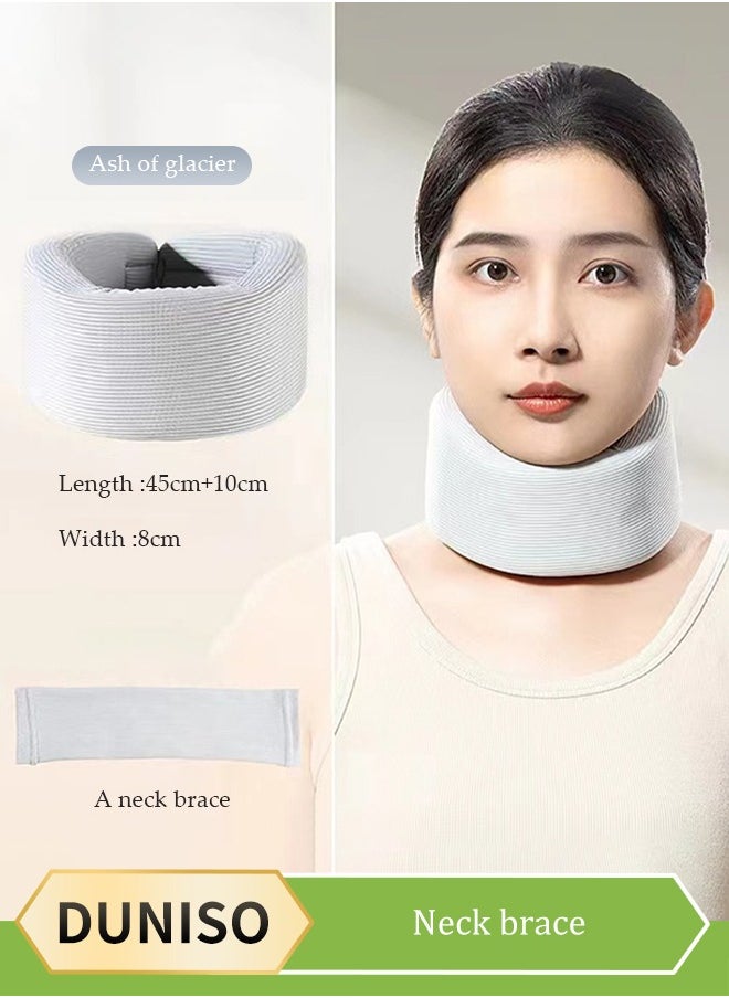 DUNISO Neck Support,Neck Brace for Neck Pain and Support Soft Neck Support Relieves Pain and Pressure Relief Soft Foam Wraps Keep Vertebrae Stable and Aligned Suitable for Unisex  - Image 1