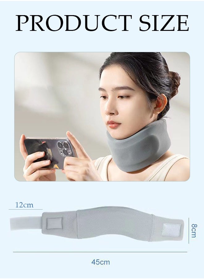 DUNISO Neck Support,Neck Brace for Neck Pain and Support Soft Neck Support Relieves Pain and Pressure Relief Soft Foam Wraps Keep Vertebrae Stable and Aligned Suitable for Unisex  - Image 2
