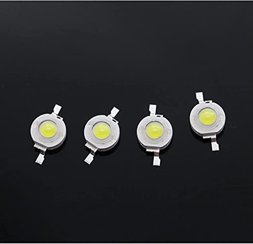 Xiaoyztan 100 Pcs LED Bead Chips DC 3.0-3.2V 280mA 1W Emitting Diodes LED Emitters Tiny LED Lamp Beads (White Light) - Image 3