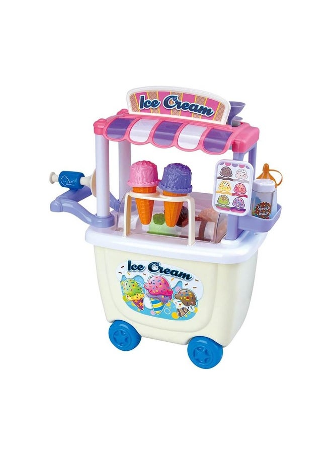 Playgo Gourmet Ice Cream Cart Set (28 Pieces) - pzsku/ZCD171E7964666B049B67Z/45/_/1730045385/bfe7c3b0-3914-4c85-8adf-1a97cb26c5f4