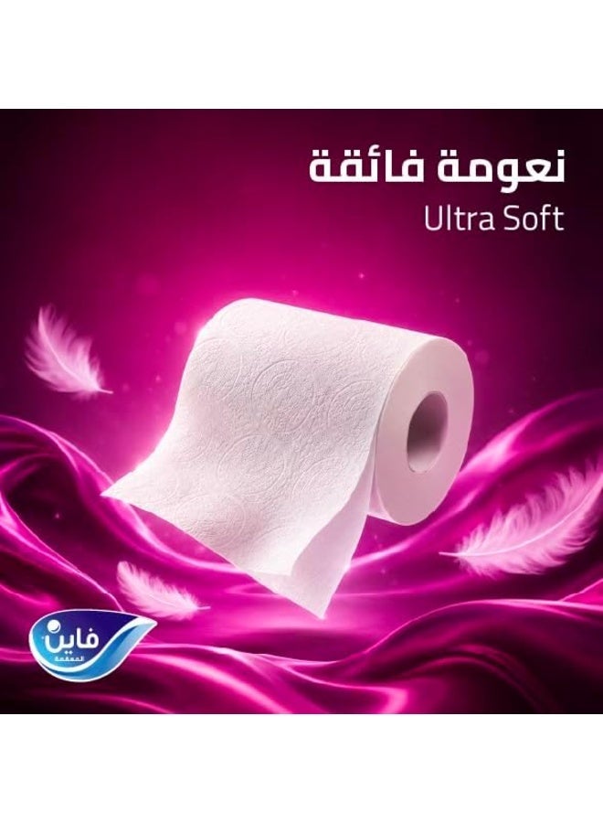 فاين ورق تواليت 140 منديل 4 طبقات عبوة من 9 رولات - Image 3