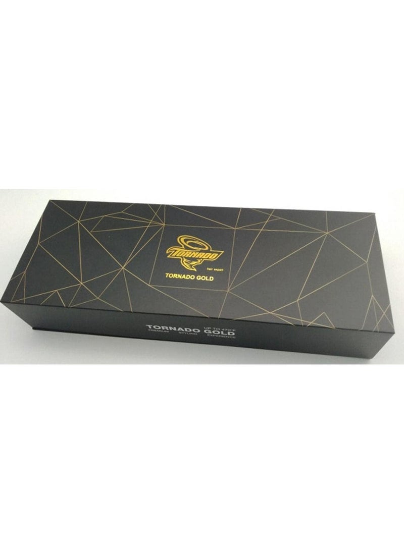 tornado gold - Gold-Professional 2 In 1 Ceramic Straightening - Image 1