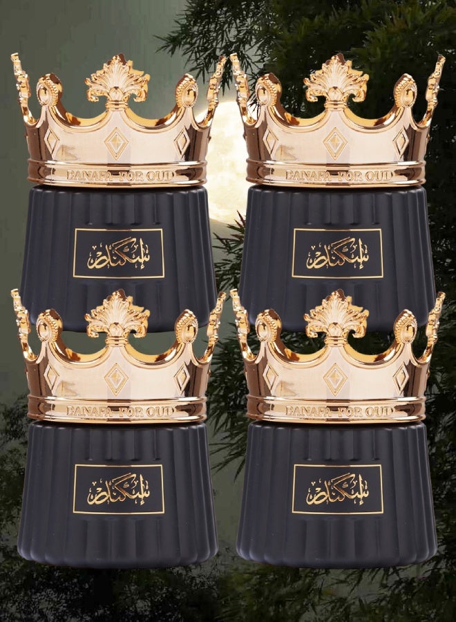 بانافع 4 قطع بخور عود معطر اسكندر 45 جرام - Image 1