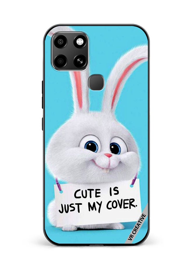 VR CREATIVE Protective Case Cover For Infinix Smart 6 Cute Is Just My Cover Design Multicolour - Image 1