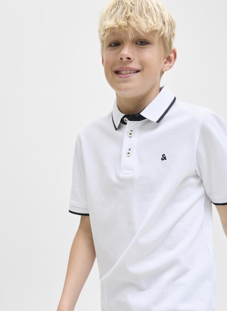 Jack & Jones Junior Youth Polo Shirt - Image 3