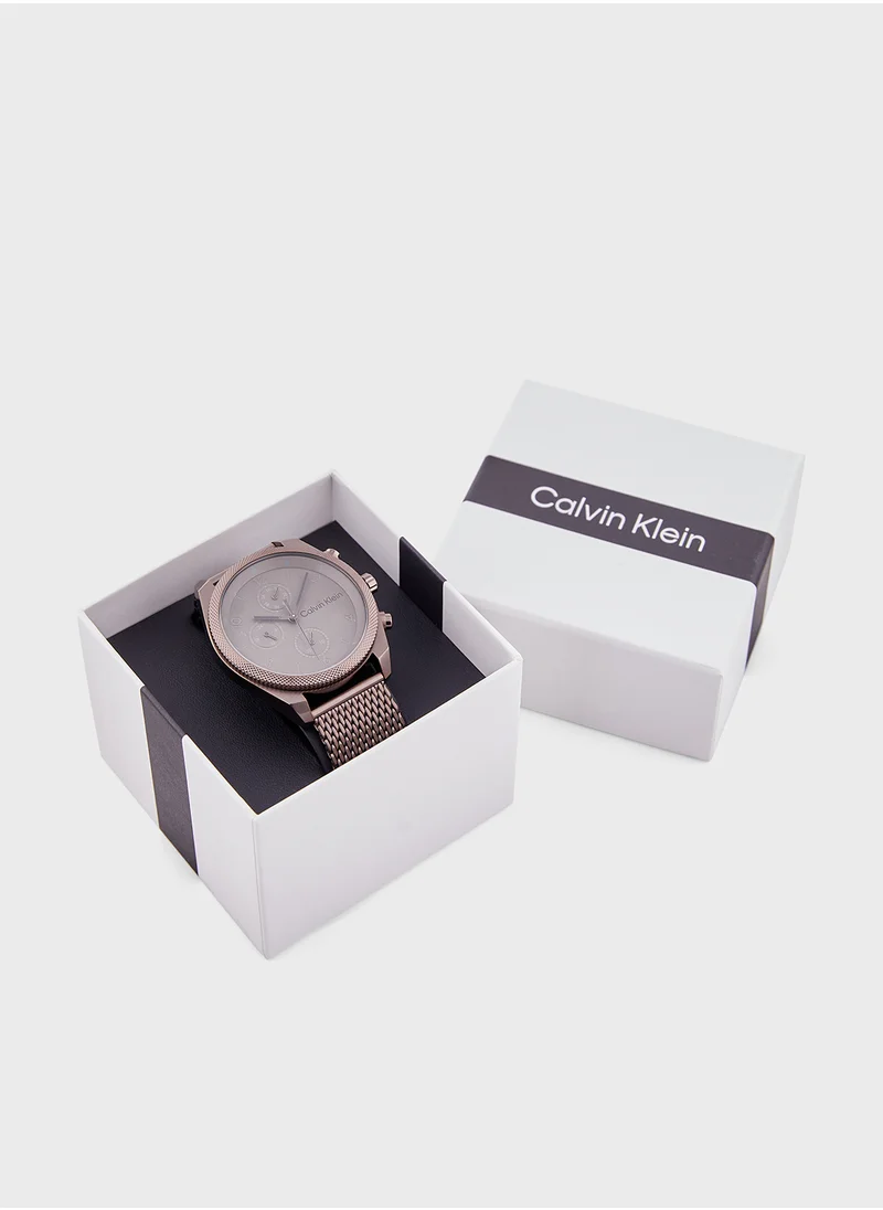 كالفن كلاين Ionic Plated Brown Steel