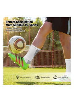 Generic 3 Pairs Anti slip Athletic Sock Anti Slip Soccer Socks Non Slip Basketball Hockey Sports Grip Pads Socks  - Image 5