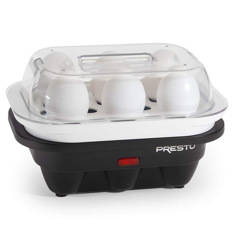 National Presto National Presto 04632 Electric Egg Cooker 6 Black and White 
