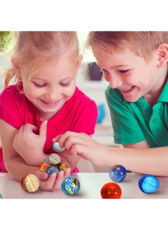 Pllieay 16Pcs Solar System For Kids Solar System Planets Toys For Kidsspace Solar System Eight Planets Bouncy Balls+Planetary Flashcards For Kids Party Favors Educational Toys Space Toys For Kids  - Image 5
