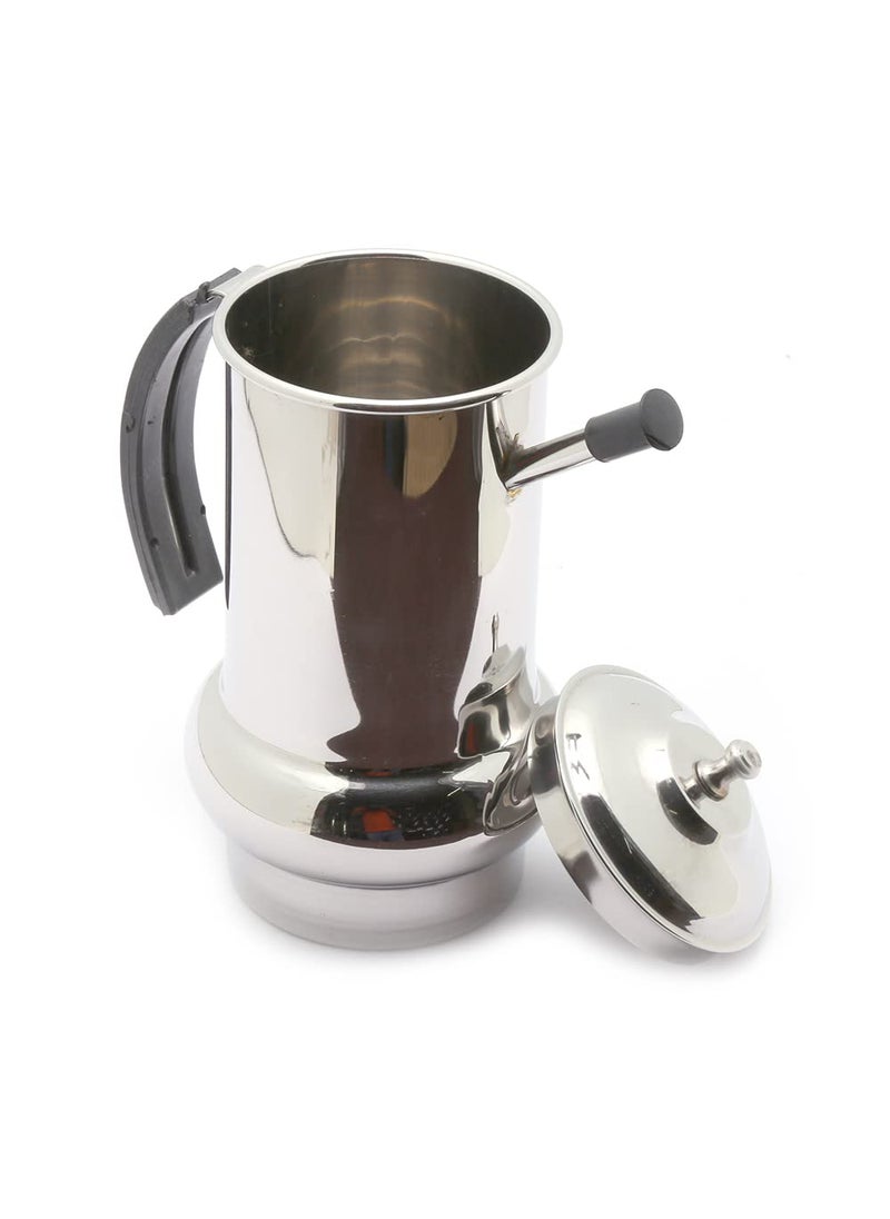KCL KCL Stainless Steel - Glamour Oil Dispenser with Nozzle | Perfect for Olive Oil, Canola Oil, Ghee & Vinegar | Leak Proof & Easy Flow | Drip Free Spout | 1000 ML Capacity | Must Have Kitchen Essential  - Image 3