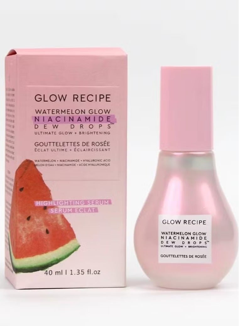 GLOW RECIPE Watermelon & Niacinamide Serum for Skin Radiance - 40ml Original