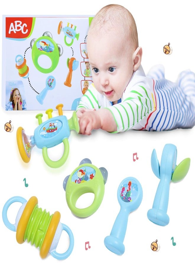 Simba ABC New Born Baby Toys Rattles for 6 to 12 Months | Orchestra Instrumental Musical Toys for Kids | Baby Products Gifts | Non-Toxic | Multicolor - BIS Approved - Image 1