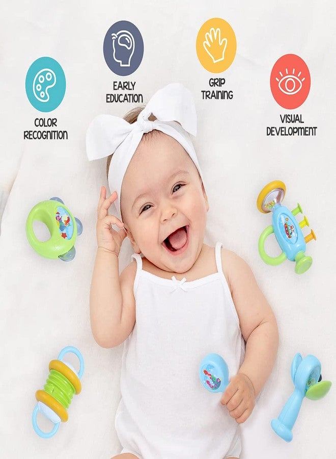 Simba ABC New Born Baby Toys Rattles for 6 to 12 Months | Orchestra Instrumental Musical Toys for Kids | Baby Products Gifts | Non-Toxic | Multicolor - BIS Approved - Image 3