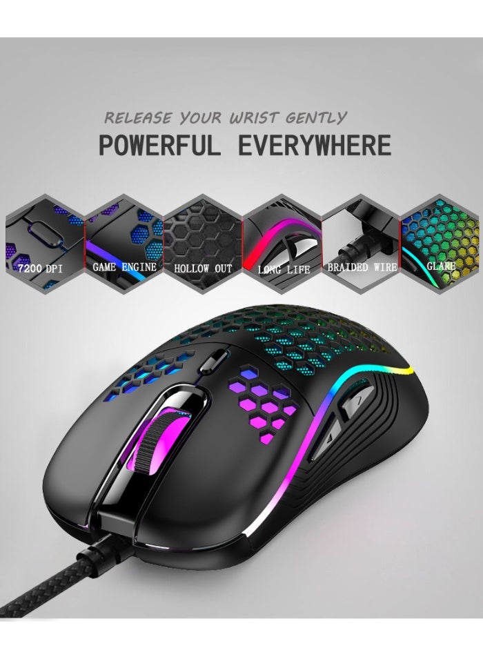 Nariele New Frontier Esports Gaming Mechanical Silent Wired Mouse - Image 1