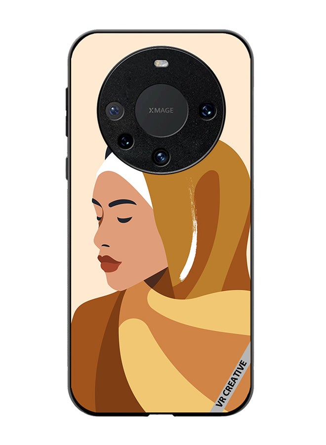 VR CREATIVE Protective Case Cover For Huawei Mate 60 Pro Cartoon Woman Shape Design Multicolour - Image 1