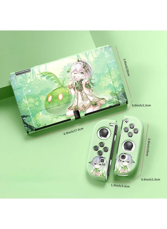 For Nintendo OLED Genshin TPU Soft Shell Cover Nahida exquisite pattern  - Image 2