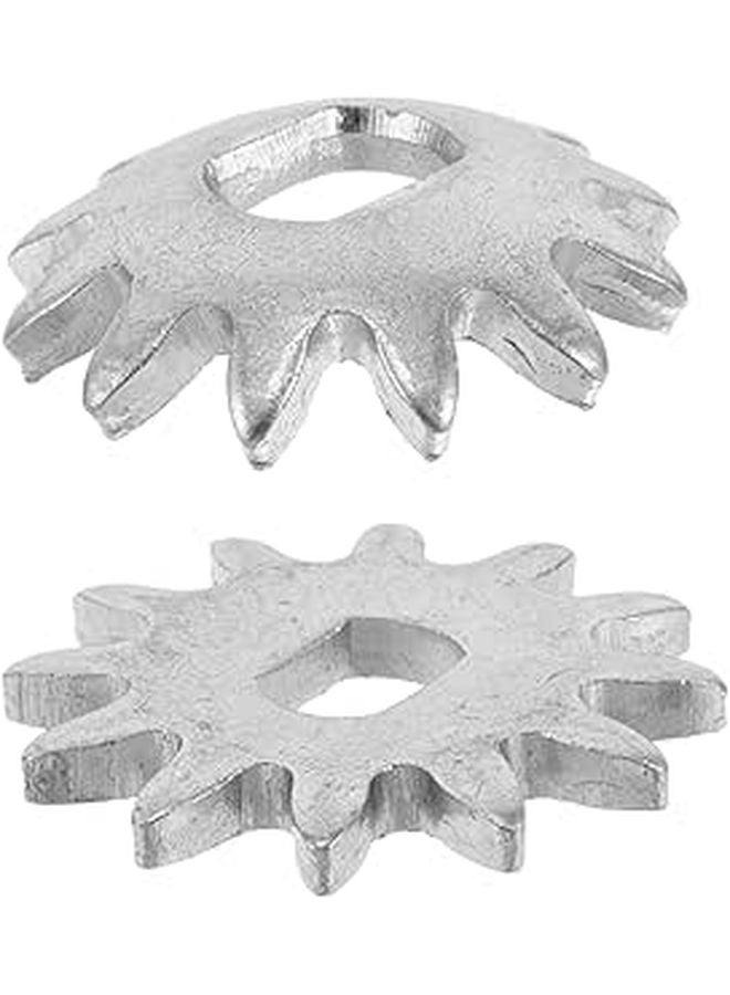 2PCS Heavy Duty Car Jack Adapters Compact Steel Gear Set For Vehicle Maintenance - Image 1