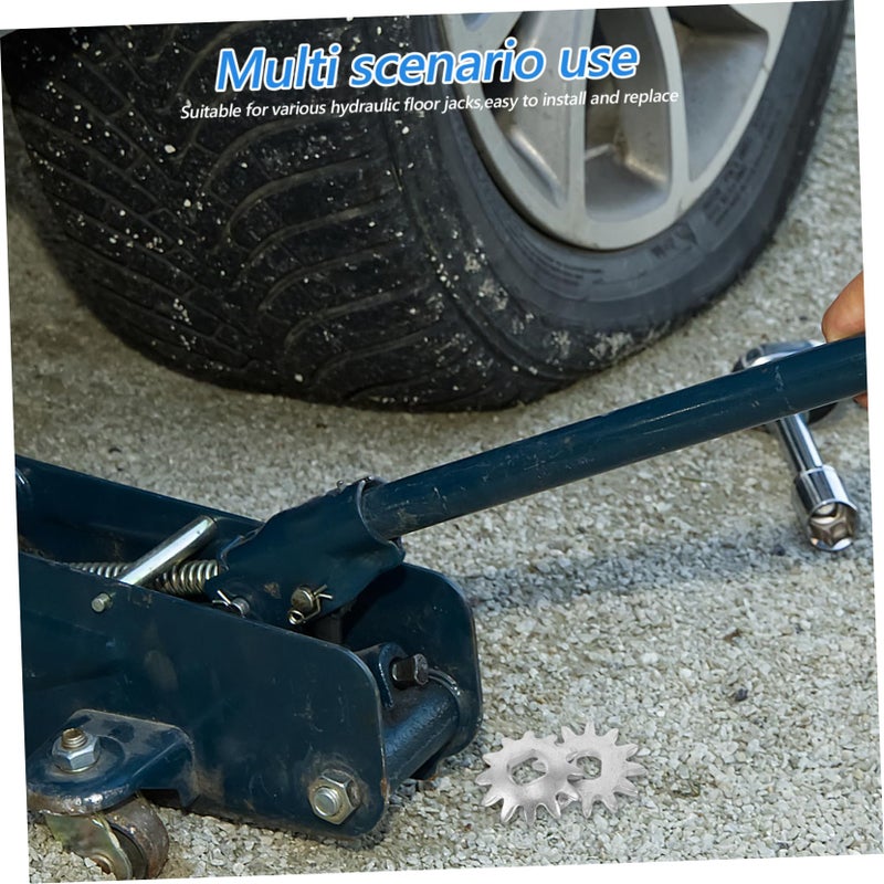 2PCS Heavy Duty Car Jack Adapters Compact Steel Gear Set For Vehicle Maintenance - Image 5