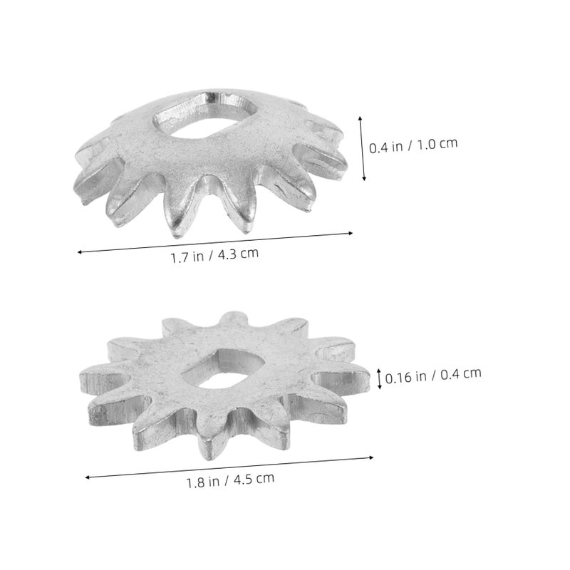 2PCS Heavy Duty Car Jack Adapters Compact Steel Gear Set For Vehicle Maintenance - Image 3
