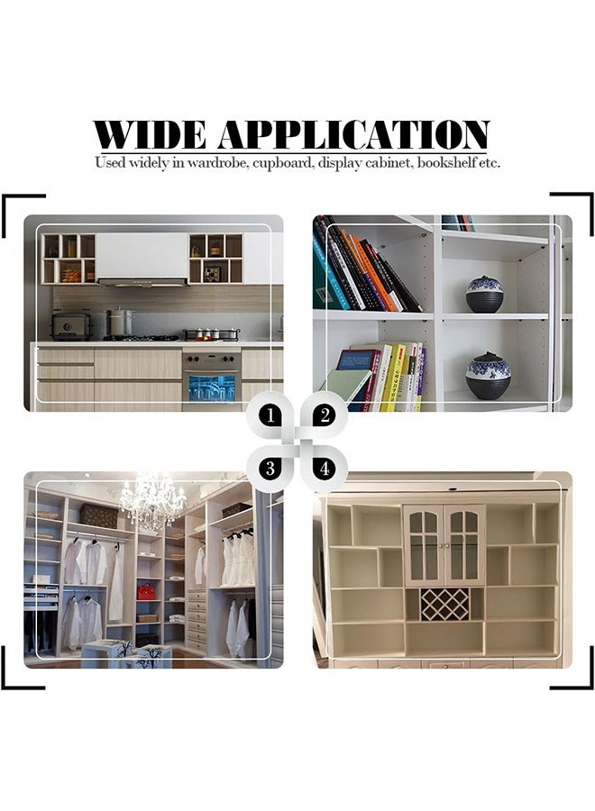 5mm Shelf Pegs Pins,60 Pieces Cabinet Furniture Spoon Shape Support Pegs for Shelves Nickel Plated - Image 4