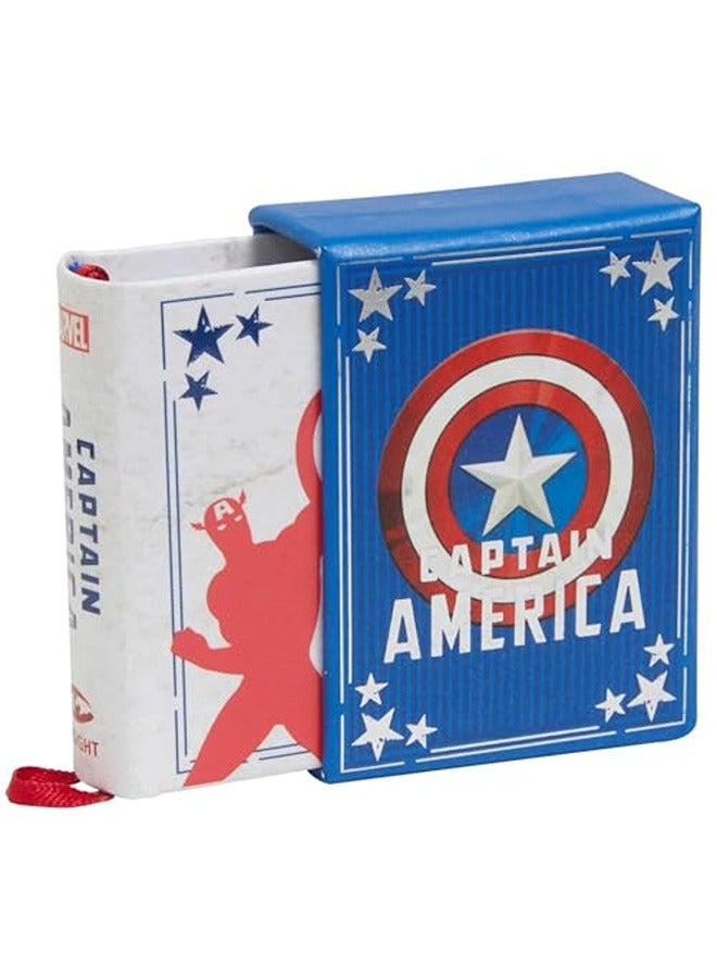 كتاب صغير من مارفل كوميكس يحتوي على اقتباسات ملهمة من كابتن أمريكا: المنتقم الأول