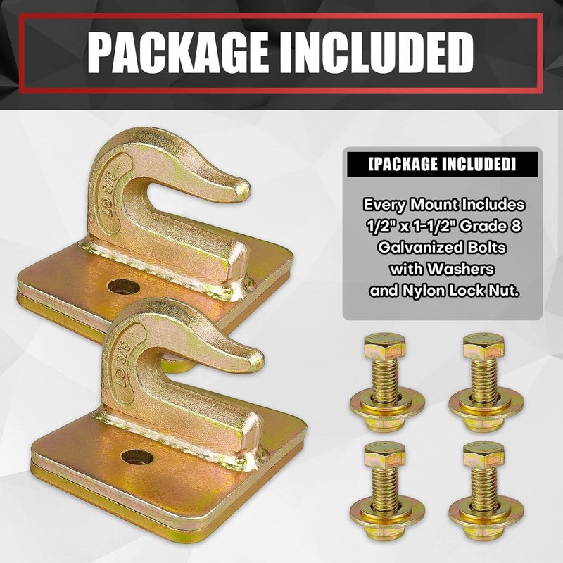 VIAGL 2 Pack Grade 70 Tractor Bucket Grab Hook - Image 5
