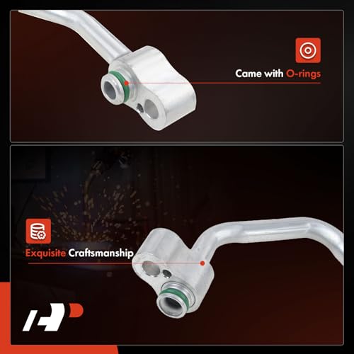 A-Premium A/C Discharge Line Hose Assembly Compatible with Honda Accord 1998-2002 L4 2.3L, Compressor to Condenser - Image 3