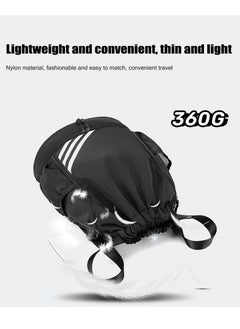 PYC Drawstring Backpack, Waterproof Travel Bag, Large Oxford Gym Bag, Student Backpack, Durable Sports Ball Bag with Shoe Compartment, Suitable for Sports  - Image 5