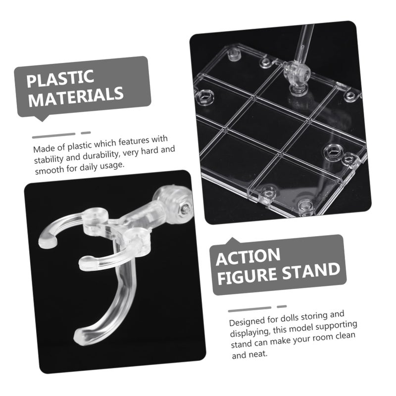 Adjustable Plastic Display Stand Holder For Dolls Action Figures Models Collectibles - Image 4