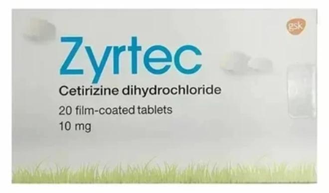 ZYRTEC 10 ملغ قرص 20 حبة