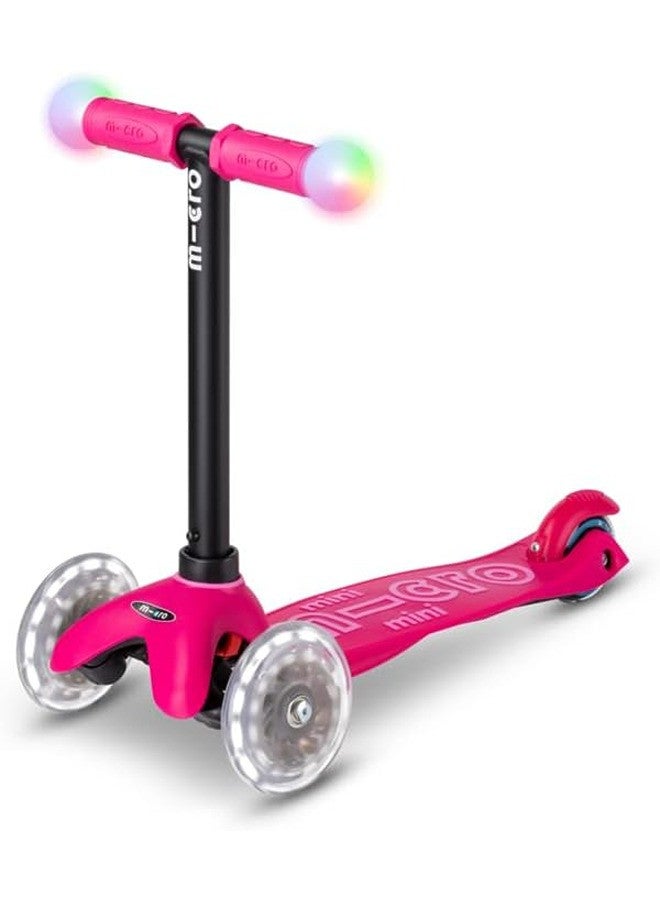 Micro سكوترات ميكرو | دراجة ثلاثية ميكرو 2 جرو LED 4 في 1 للأطفال | مقود قابل للتعديل | قابلة للطي | خفيفة الوزن | للأولاد والبنات | 1-6 سنوات | وردي - Image 4