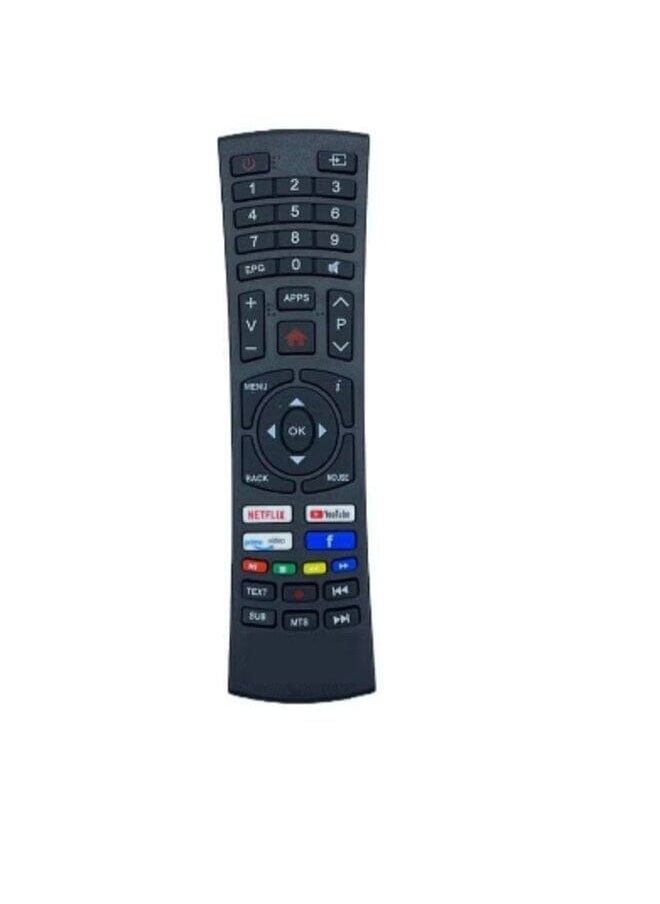 BURAQ - Replacement Universal Remote Control For Impex Led Lcd Smart Tv Black - Image 1