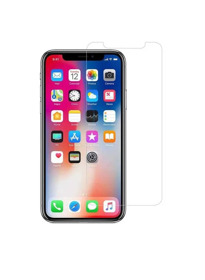 ديفيا Entire View زجاج مقوى مقاس 0.26 مم لهاتف آيفون 6.5 - شفاف - Image 1