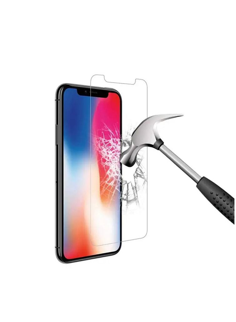 ديفيا Entire View زجاج مقوى مقاس 0.26 مم لهاتف آيفون 6.5 - شفاف - Image 2