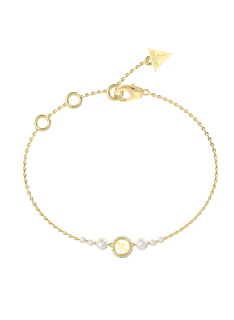 جس Tiny Pearly Logo Bracelet