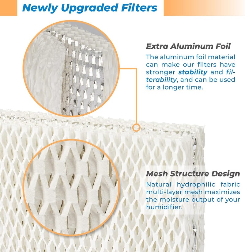 ANTOBLE 4 Pack WF813 Humidifier Filter Replacement for ReliOn RCM-832 RCM-832N, ProCare PCWF813 PCWF-813 PCCM-840 PCCM-832N, Equate EQWF813 EQ 2119-UL Cool Mist Humidifier Filters - Image 3