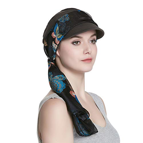 Alnorm Chemo Headwear for Women Newsgirl Cap - Image 1