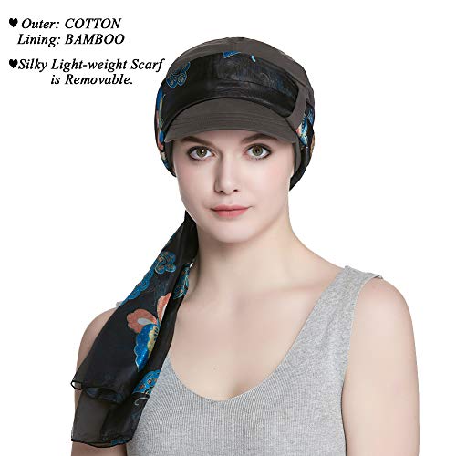 Alnorm Chemo Headwear for Women Newsgirl Cap - Image 2