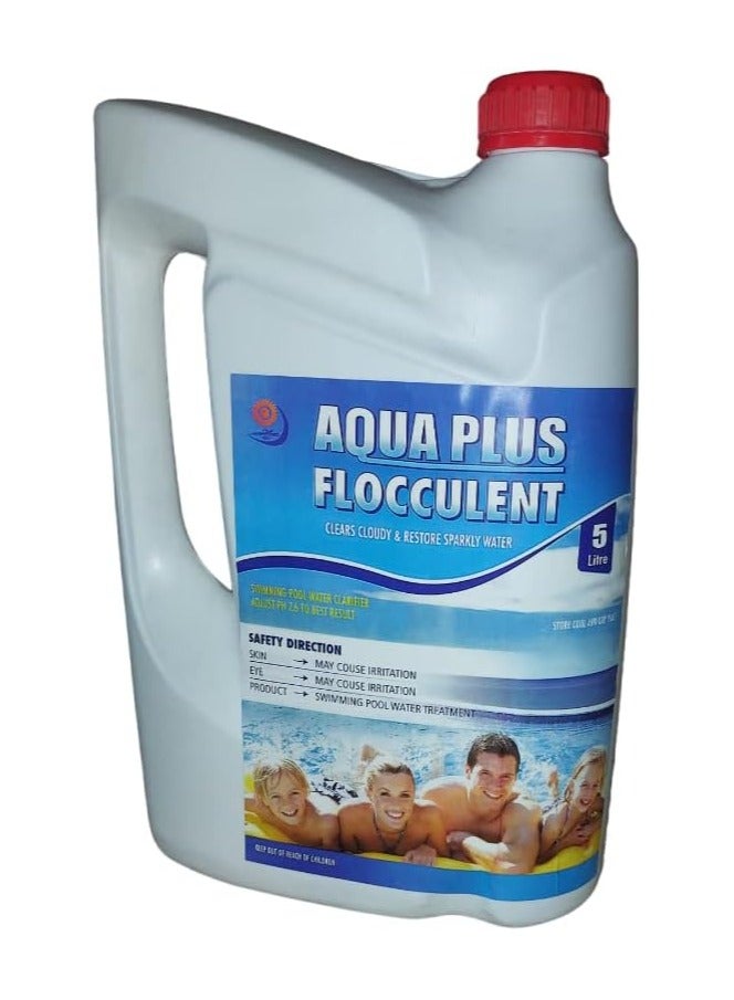 Aqua Plus Liquid Flocculant for Anti-Algae Water Treatment Chemical 5L - Image 1