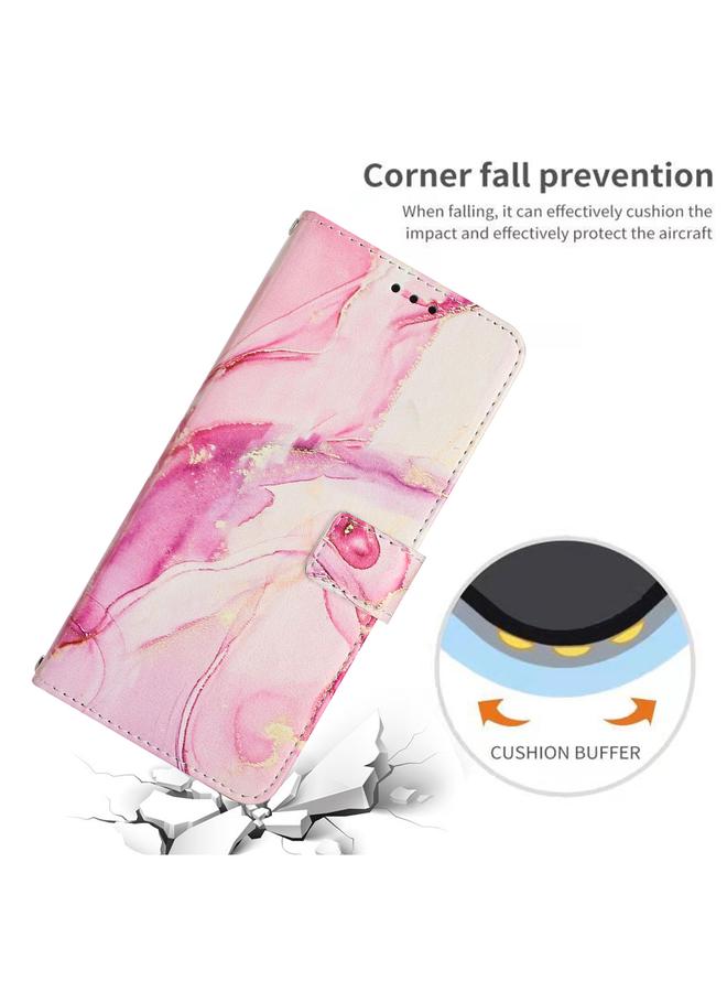 Zaboon Case For iPhone 11 Painted Marble Pattern Leather Phone Case - Image 5