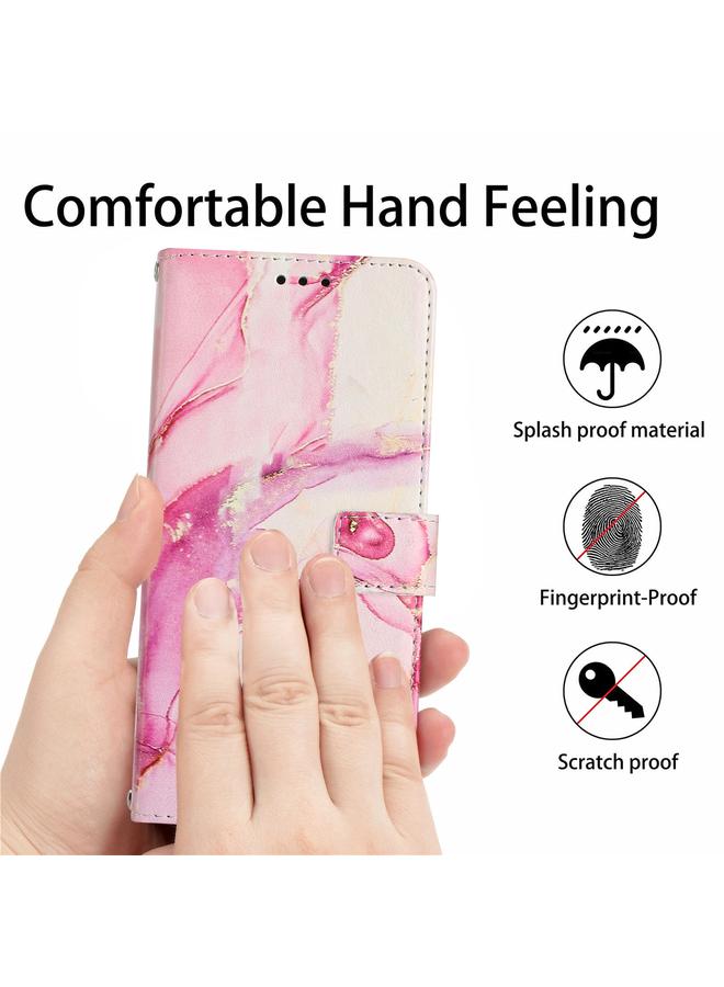 Zaboon Case For iPhone 11 Painted Marble Pattern Leather Phone Case - Image 4