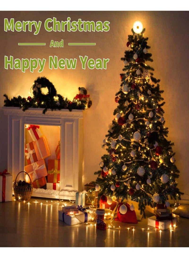 عالية الجودة سلسلة أضواء تخييم تعمل بالطاقة الشمسية، 4 في 1 سلسلة أضواء خيالية، مصباح تخييم محمول مقاوم للماء مع 8 أوضاع إضاءة، فانوس خيمة معلق قابل لإعادة الشحن لديكورات عيد الميلاد ومستلزمات حفلات الفناء - 32.8 قدم - Image 2