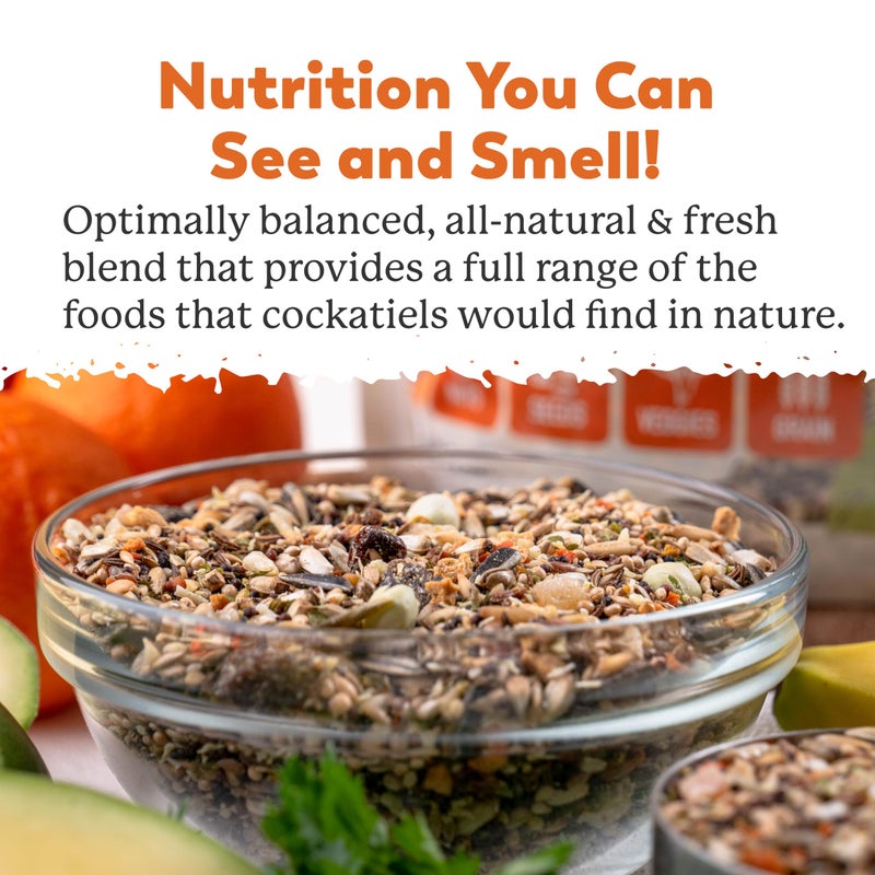 Dr. Harvey's Colossal Cockatiel Blend, All Natural Daily Food for Cockatiels (4 pounds) - Image 2