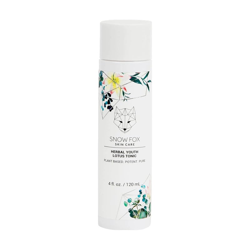 Snow Fox Skin Care Snow Fox Skincare Herbal Youth Lotus Tonic for All-Day Hydration; 120 mL 