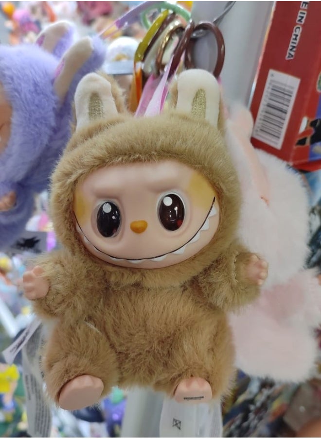 null - LABUBU Doll, Plush Toy Set Vinyl Plush Hanging Card,Blind Box Figures La bubu, The Monsters Plush Toys for Modern Home Decor, Collectible Toy Set Seat - Image 1
